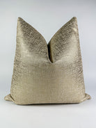 Metallic Gold and Ivory Pillow Cover simple Love, Ravin Collection