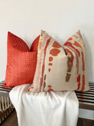 Orange Clay Scales Pillow Cover Love, Ravin Collection
