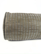 Grey and Bronze Ladder Bolster Cover Love, Ravin Collection