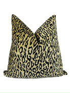Golden Leopard Luxe Pillow Cover Love, Ravin Collection