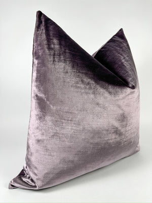 Lavender Silk Velvet Pillow Cover