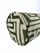 Moss Green Ethnic Maze Bolster Cover Love, Ravin Collection