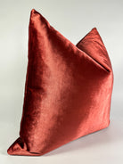 Cranberry Silk Velvet Pillow Cover Love, Ravin Collection