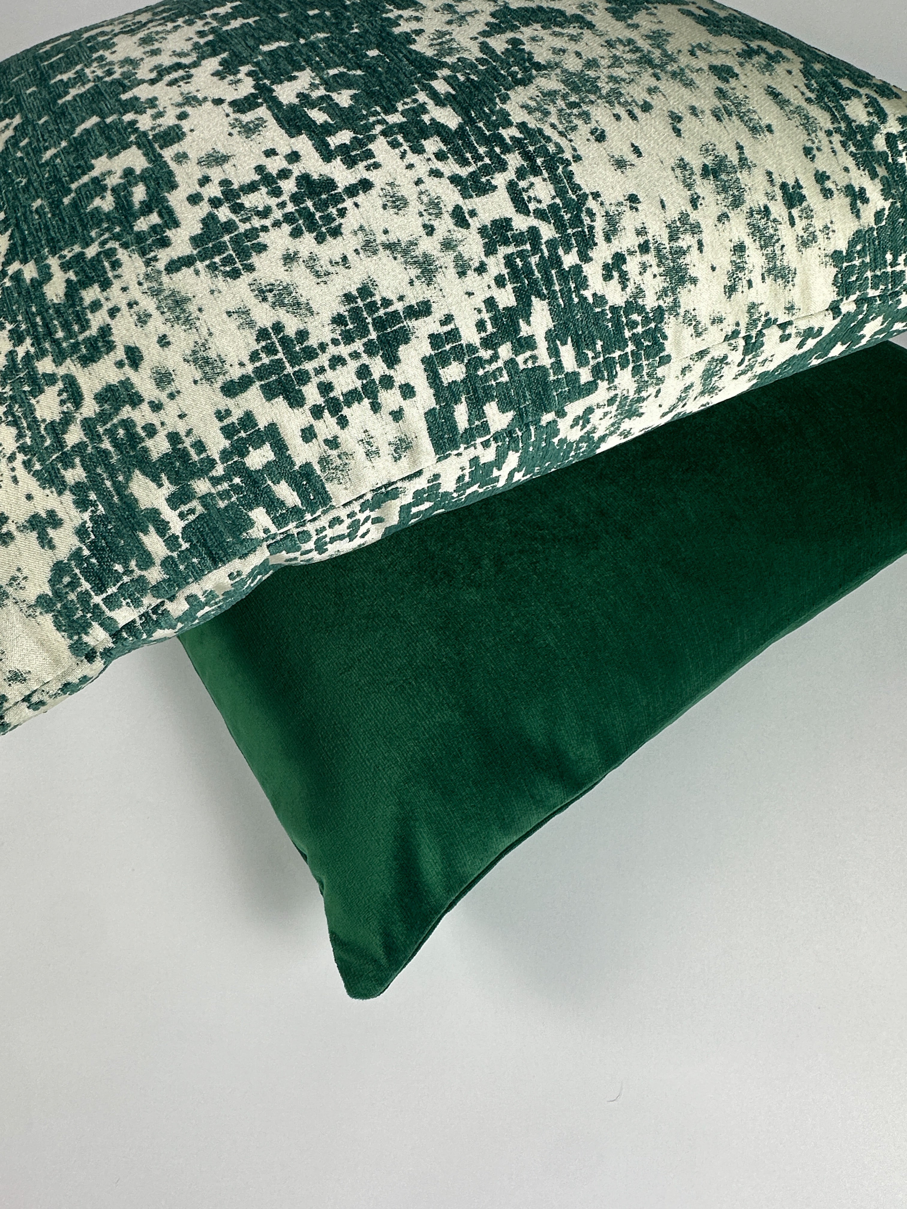 Crazy Jade Green Pillow Cover Love, Ravin Collection