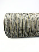 Taupe Velvet Rain Bolster Cover Love, Ravin Collection