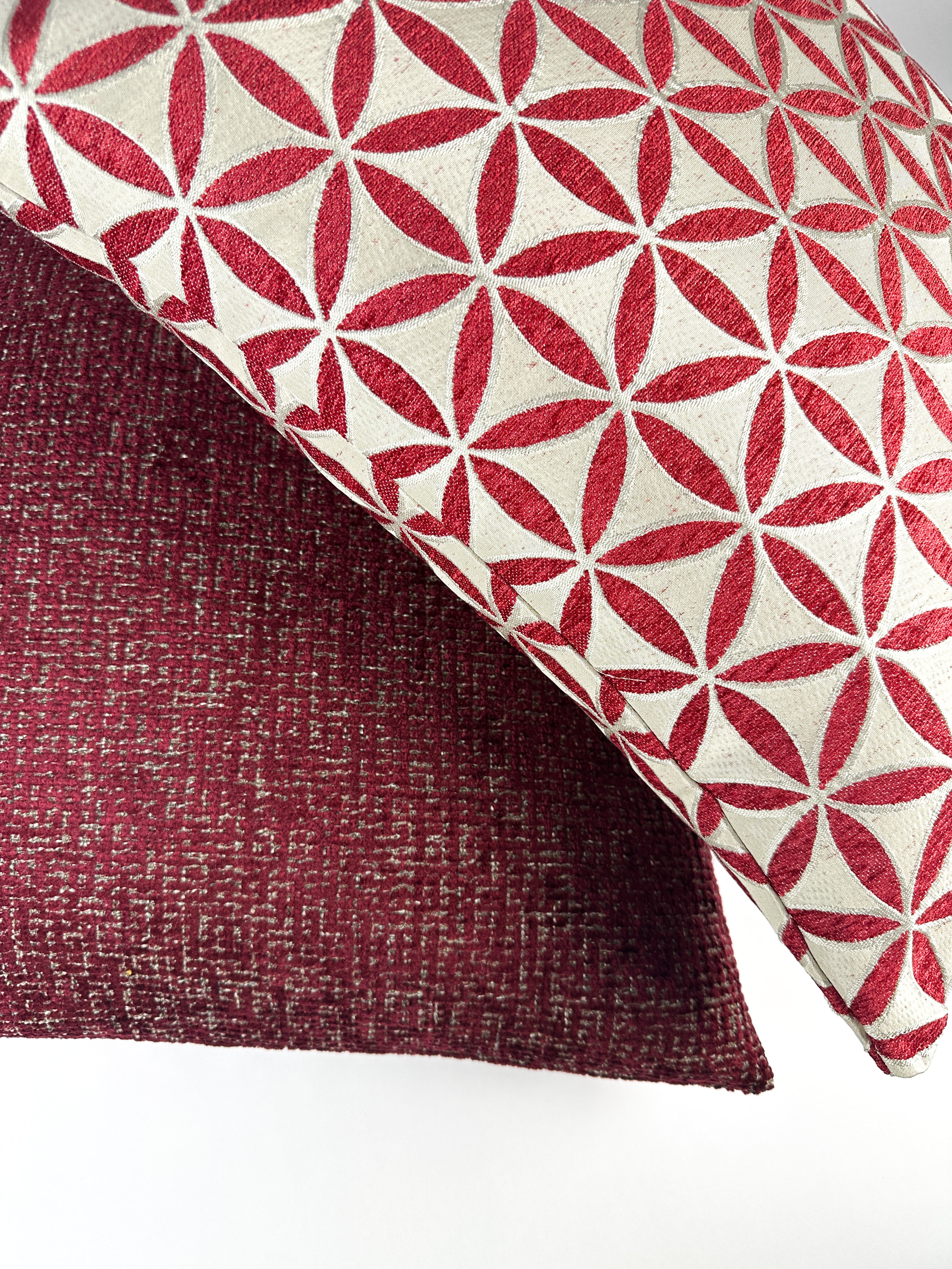 Raspberry Floral Pillow Cover Love, Ravin Collection
