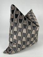 Black and Grey Zig Pillow Cover simple Love, Ravin Collection