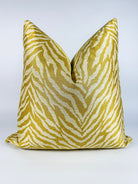 Yellow Zebra Print Pillow Cover Love, Ravin Collection