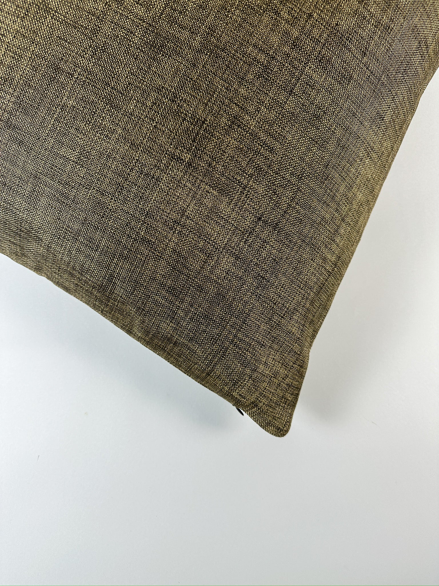 Blackish Goldish Pillow Cover Love, Ravin Collection