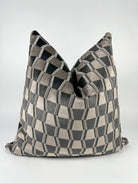 Black and Grey Zig Pillow Cover simple Love, Ravin Collection