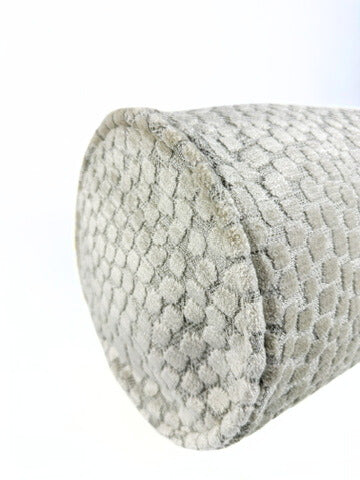 Ivory Snow Dots Bolster Cover Love, Ravin Collection