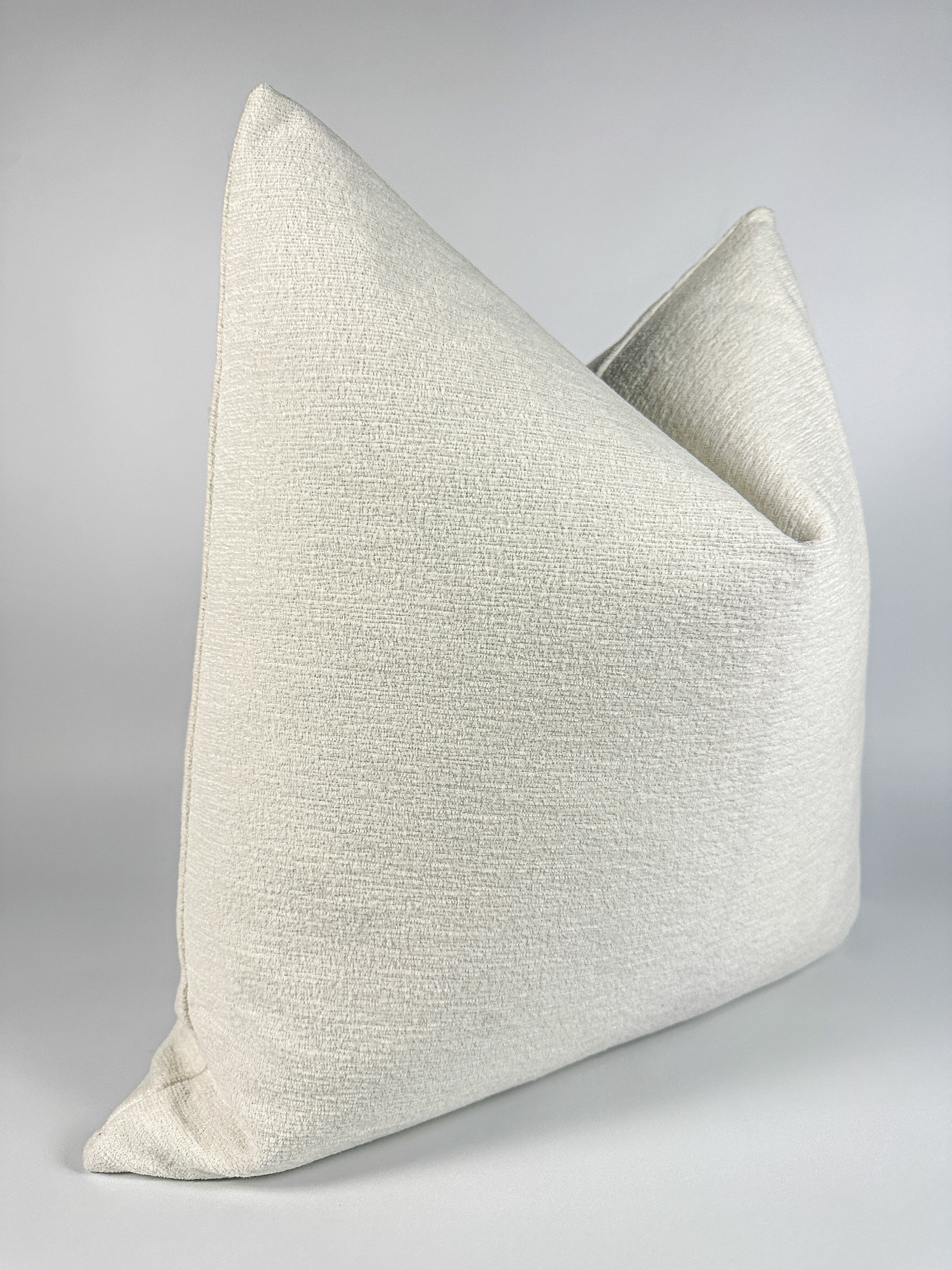 White Fleece Pillow Cover Love, Ravin Collection