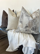 Champagne Textured Wash Pillow Cover Love, Ravin Collection