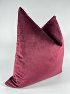 Plum Velvet Pillow Cover Love, Ravin Collection