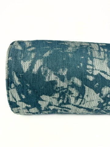 Teal Shattered Bolster Cover Love, Ravin Collection