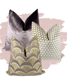 Lavender Bloom Pillow Combo Love, Ravin Collection