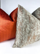 Orange Clay Scales Pillow Cover Love, Ravin Collection