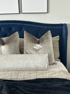 Ivory Snow Dots Bolster Cover Love, Ravin Collection