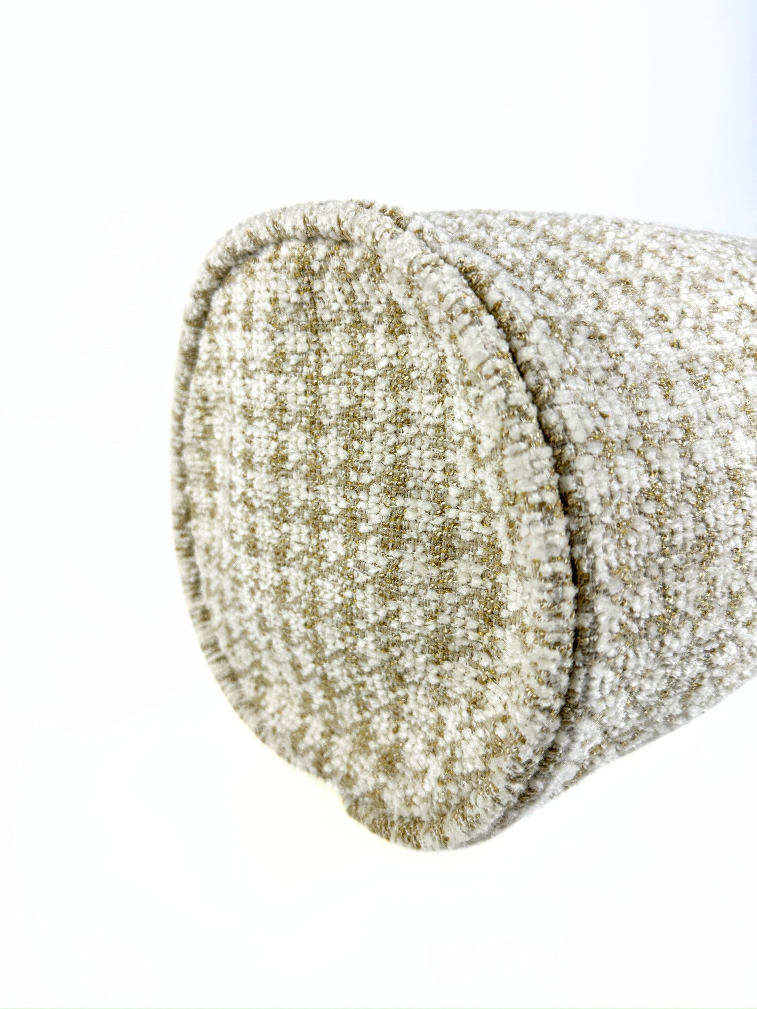 Gold and White Silent Night Bolster Cover Love, Ravin Collection