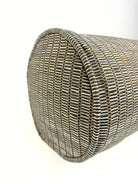 Grey and Bronze Ladder Bolster Cover Love, Ravin Collection