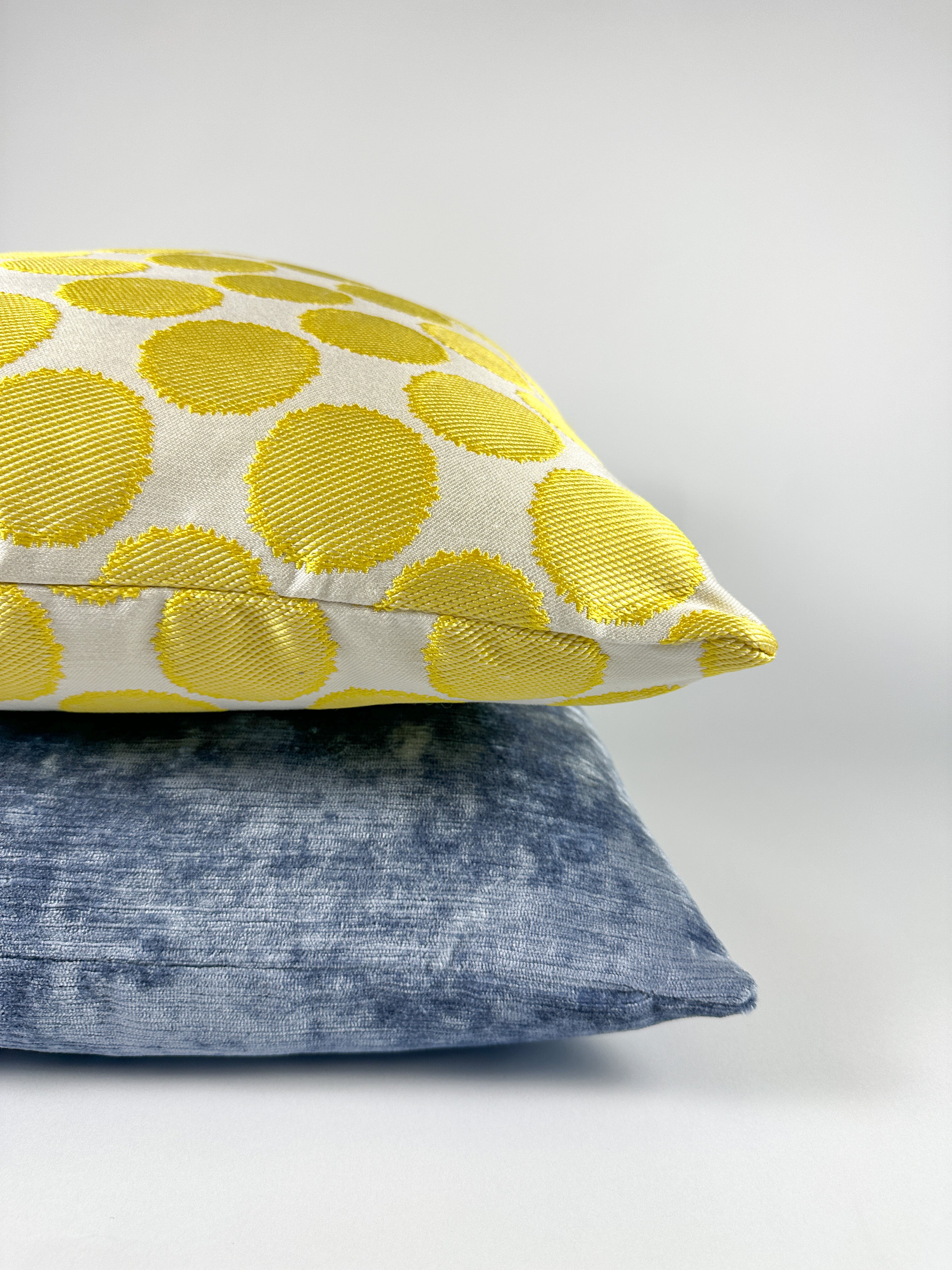 Periwinkle Velvet Pillow Cover simple Love, Ravin Collection