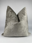 Silver Velvet Gator Pillow Cover Love, Ravin Collection