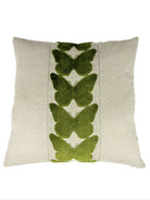 Natural and Olive Butterfly Pillow Cover Love, Ravin Collection