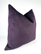 Purple Steps Velvet Pillow Cover simple Love, Ravin Collection