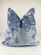 Periwinkle Velvet Pillow Cover simple Love, Ravin Collection
