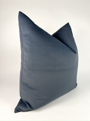 Steel Matte Velvet Pillow Cover