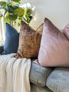 Steel Matte Velvet Pillow Cover simple Love, Ravin Collection