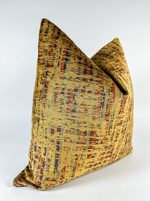 Golden Auburn Velvet Pillow Cover