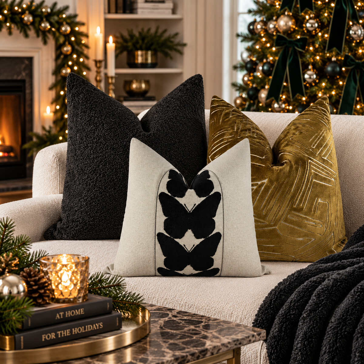 Christmas After Dark Pillow Combo Love, Ravin Collection