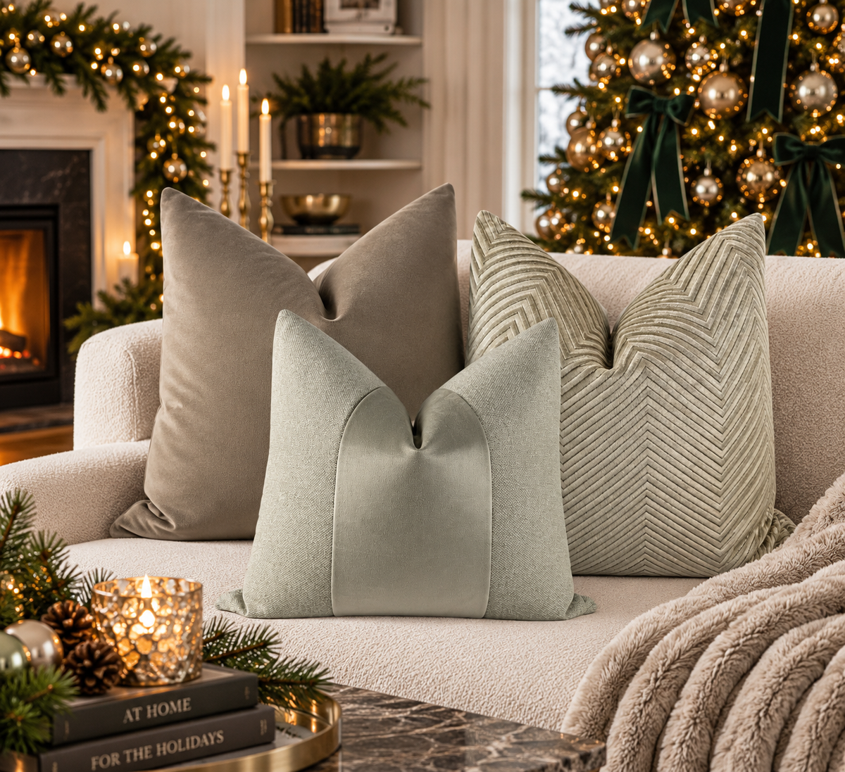 Modern Sandstone Pillow Combo Love, Ravin Collection