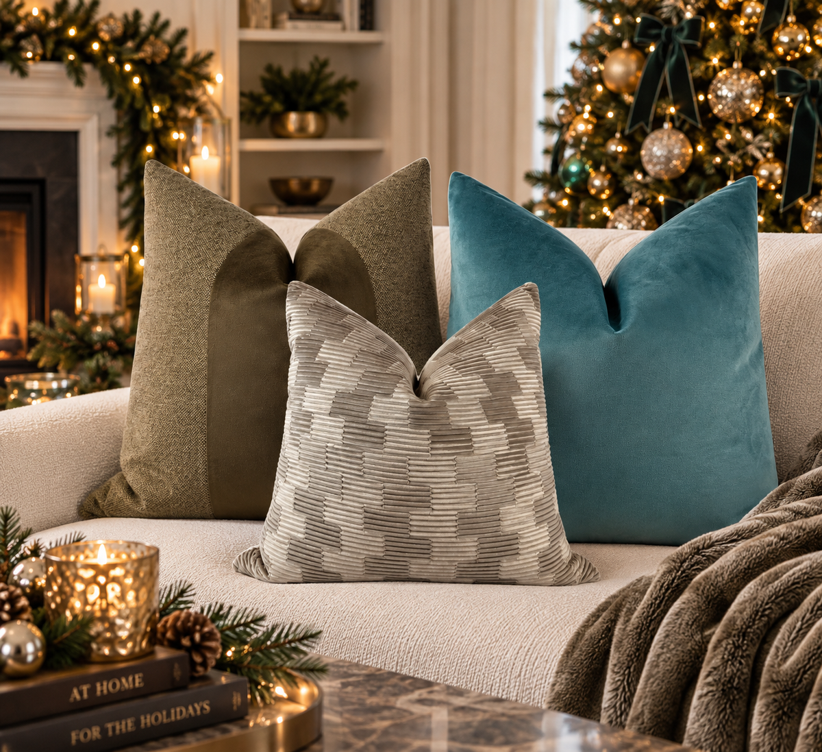 Winter's Glow Pillow Combo Love, Ravin Collection