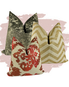 Cranberry Crush Pillow Combo Love, Ravin Collection