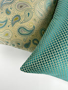 Metallic Teal Sea Shells Pillow Cover simple Love, Ravin Collection