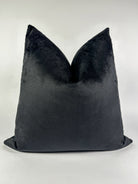 Black Faux Fur Pillow Cover simple Love, Ravin Collection
