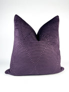 Purple Steps Velvet Pillow Cover simple Love, Ravin Collection
