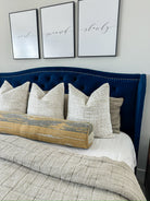 Yellow and Grey Sand Dunes Bolster Cover Love, Ravin Collection