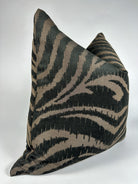 Black and Brown Tiger Pillow Cover Love, Ravin Collection