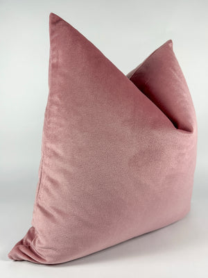 Blush Pink Velvet Pillow Cover