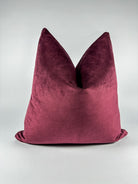 Plum Velvet Pillow Cover Love, Ravin Collection