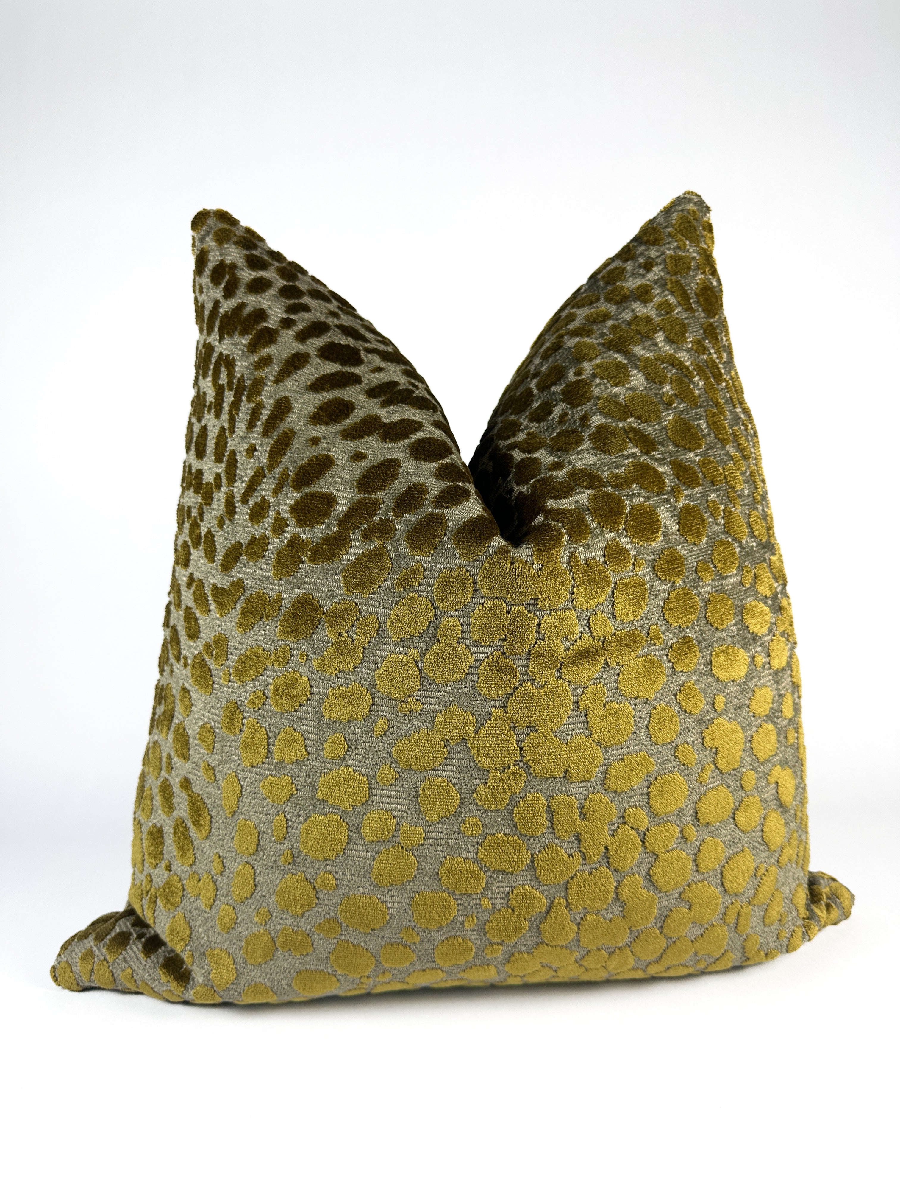 Antique Gold Confetti Pillow Cover simple Love, Ravin Collection