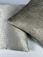Silver Velvet Gator Pillow Cover Love, Ravin Collection
