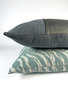 Charcoal Steel Monochrome Pillow Cover simple Love, Ravin Collection