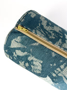 Teal Shattered Bolster Cover Love, Ravin Collection