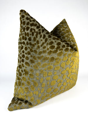 Antique Gold Confetti Pillow Cover