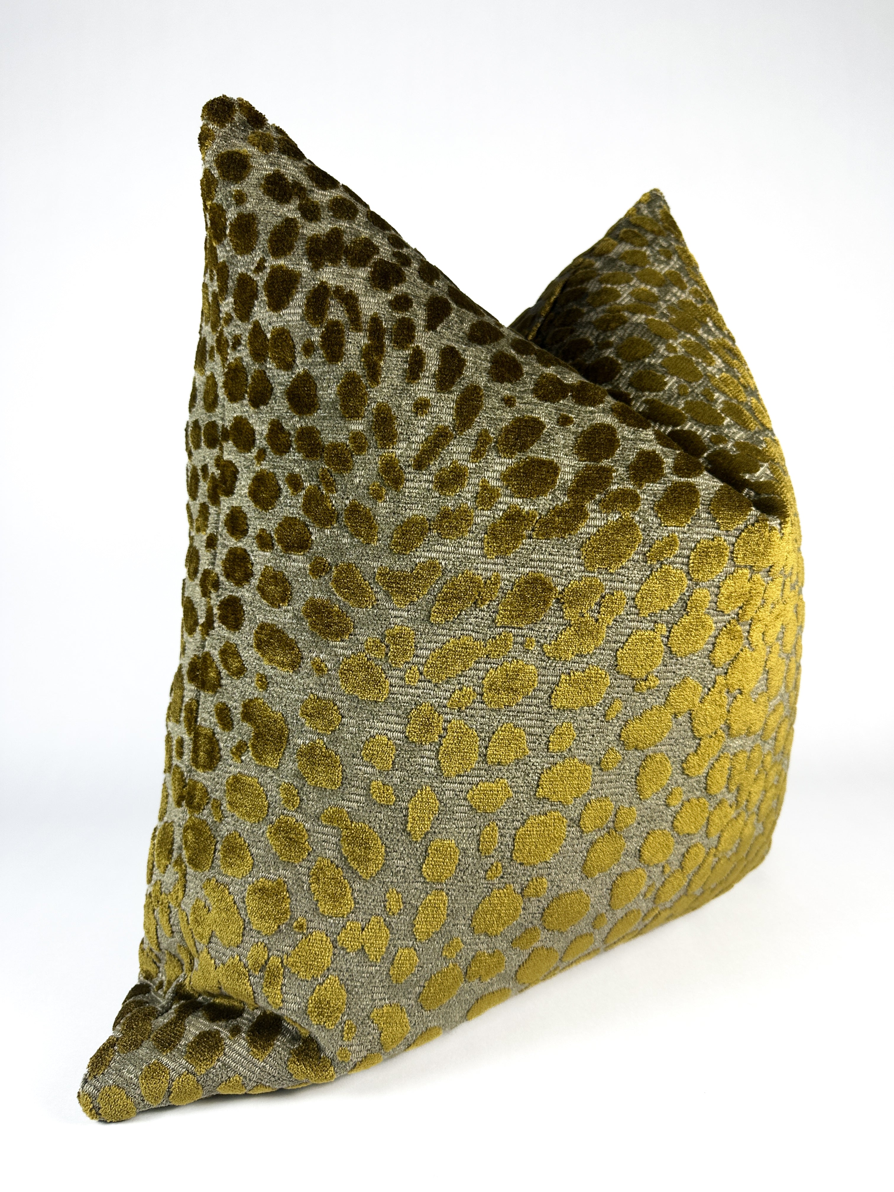 Antique Gold Confetti Pillow Cover simple Love, Ravin Collection