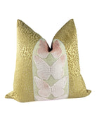 Gold Leopard and Ballerina Butterfly Pillow Cover Love, Ravin Collection